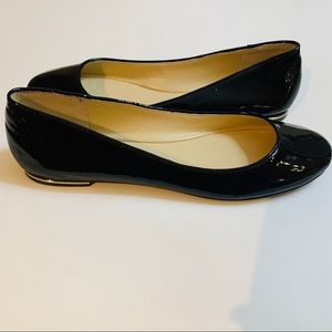 Nine West Black Patent Leather Flats - Size 7.5